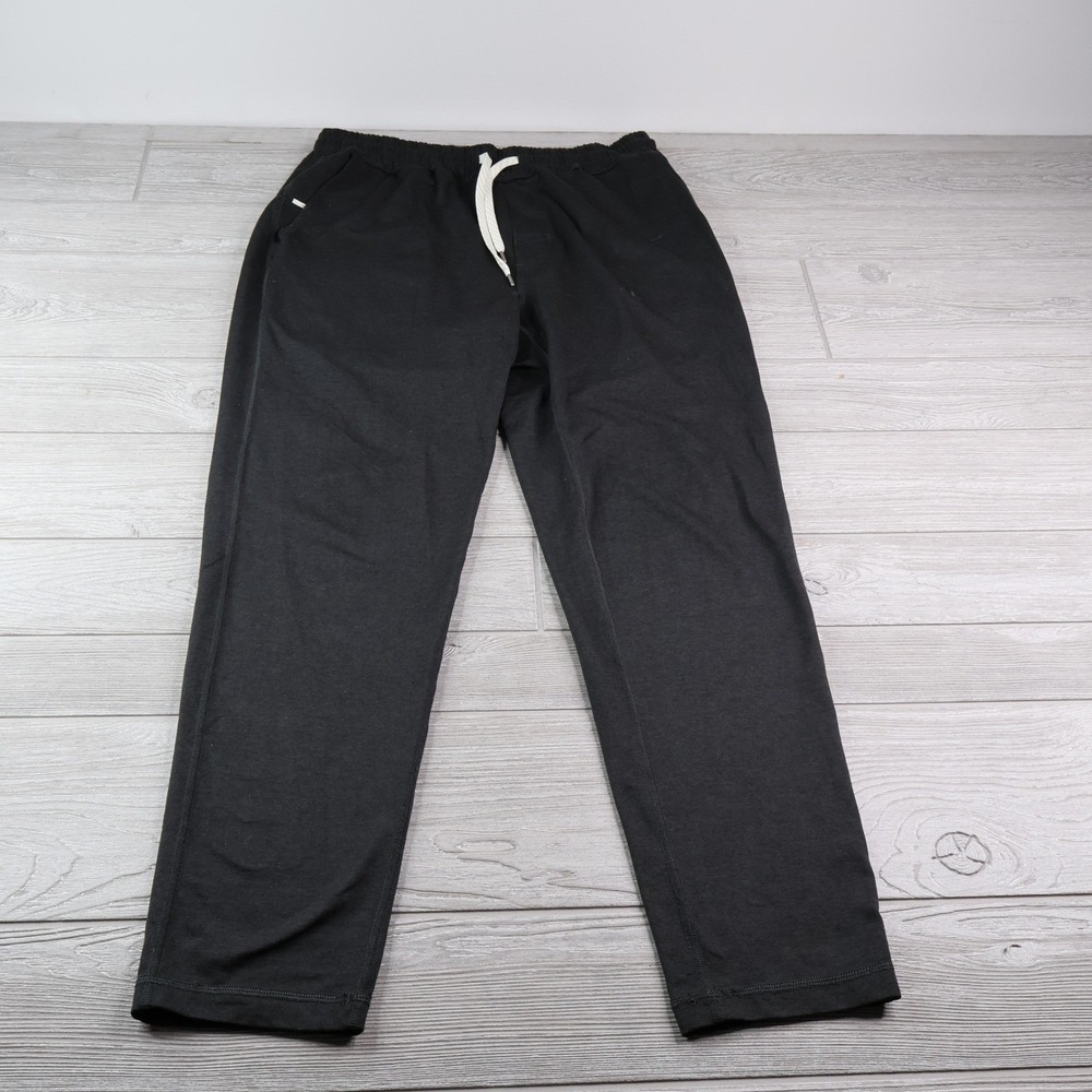 Vuori Ponto Performance Pants Men's Large Charcoal Gray Heather V418